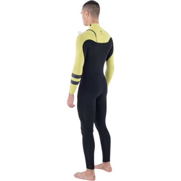 2025 Hurley Da Uomo Plus NIC II 4/3mm Chest Zip Muta MFS0014413 - Cream